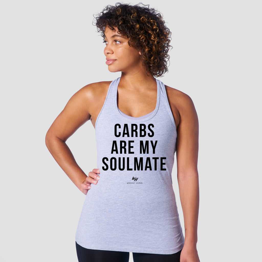Carbs Are My Soulmate Racerback Tank Top - Women's