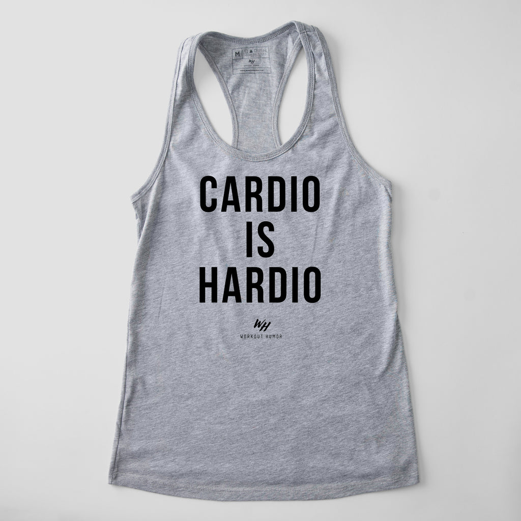 Cardio is Hardio Racerback Tank Top - Women's