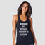 Working Out Because Murder Is Illegal Racerback Tank Top - Women's