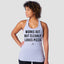 Works Out But Clearly Loves Pizza Racerback Tank Top - Women's